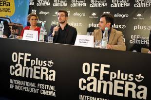 Konferencja otwarcia festiwalu OFF PLUS CAMERA 2 (fot. Mateusz Martyna)  » Click to zoom ->